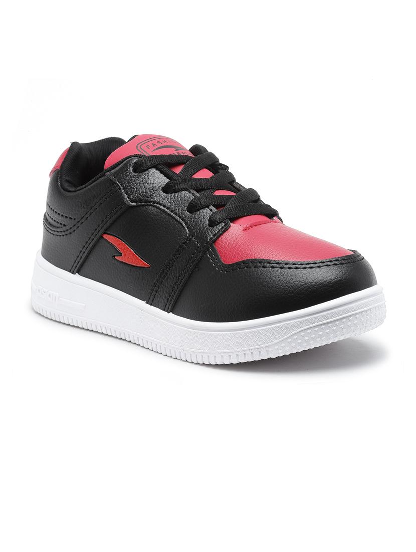 boys red & black color blocked sneaker - 20547505 -  Standard Image - 1