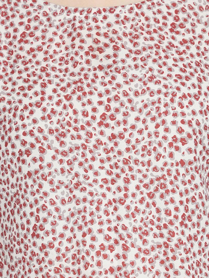 multi colored crepe regular top - 20551341 - Standard Image - 4