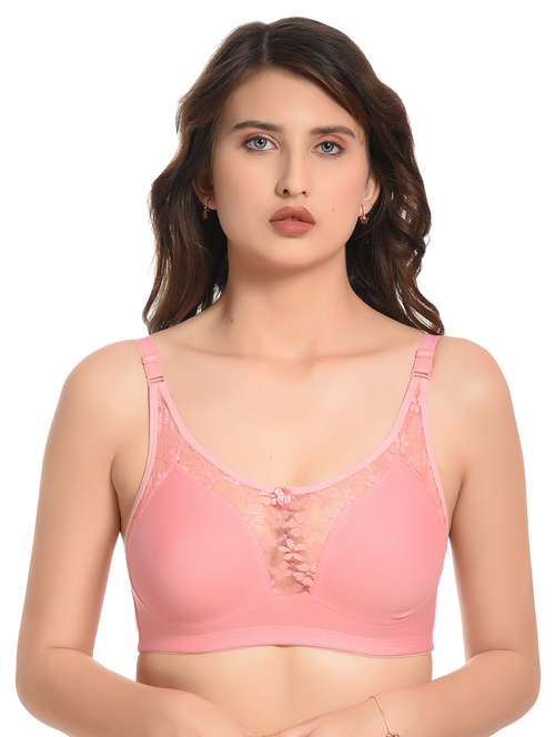women lace detailed t-shirt bra