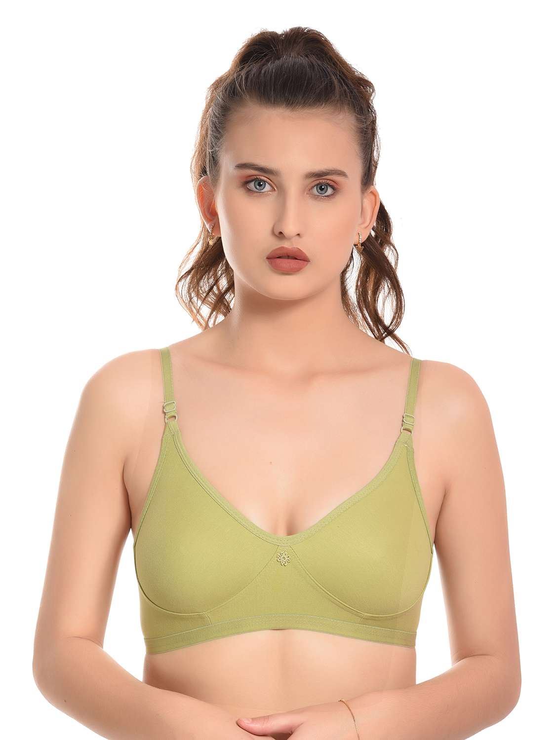 women pack of 2 solid t-shirt bra - 20551861 -  Standard Image - 1