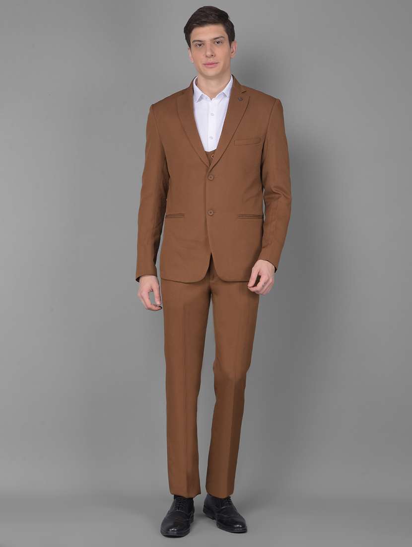 men solid 3-piece formal suit - 20554888 - Zoom Image - 0
