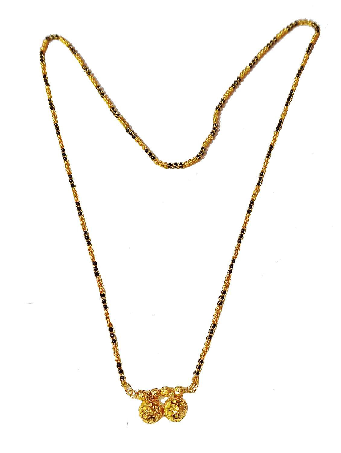 black metal mangalsutra