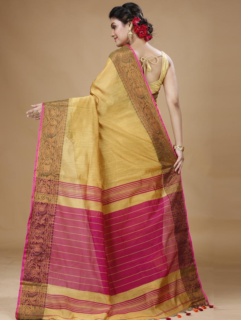 gold art silk bhagalpuri saree - 20554922 - Standard Image - 1