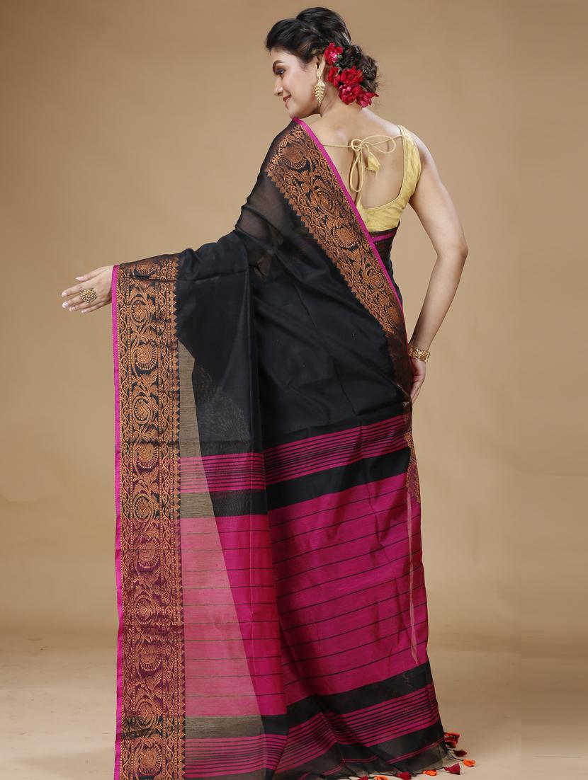 black art silk bhagalpuri saree - 20554930 - Standard Image - 1