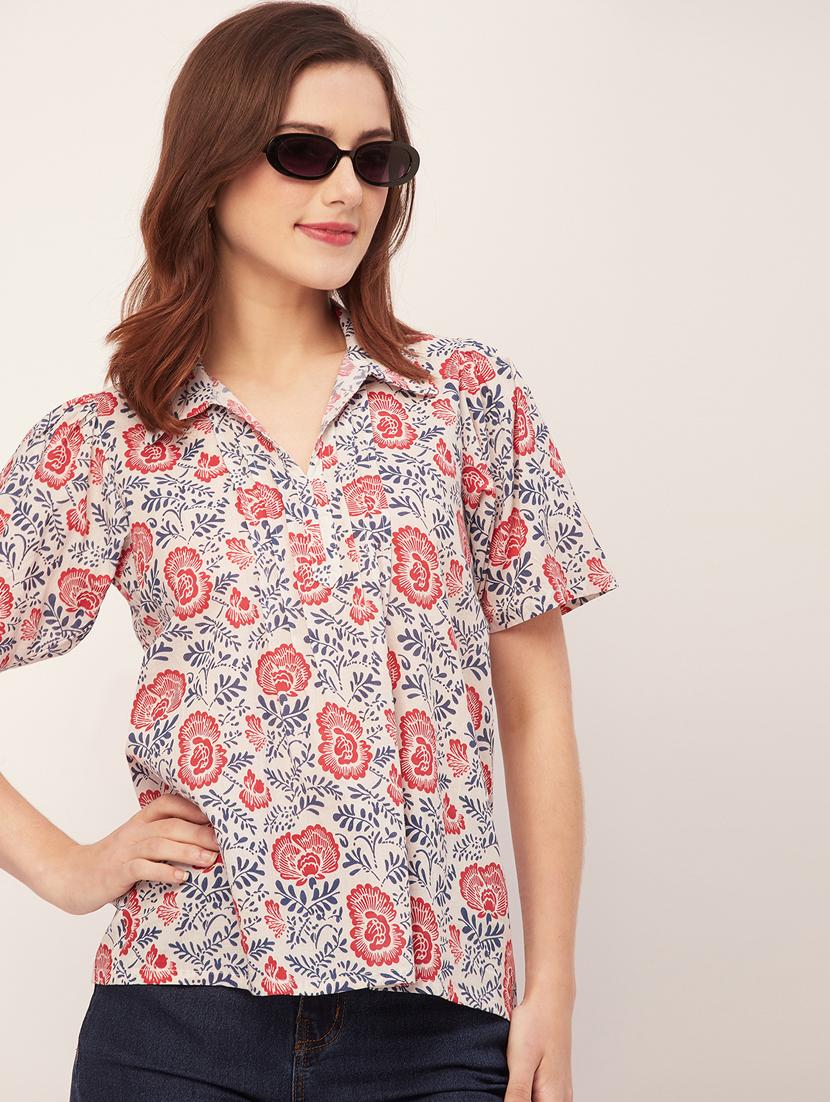 women ethnic motifs pintuck detailed top - 20555431 - Standard Image - 4