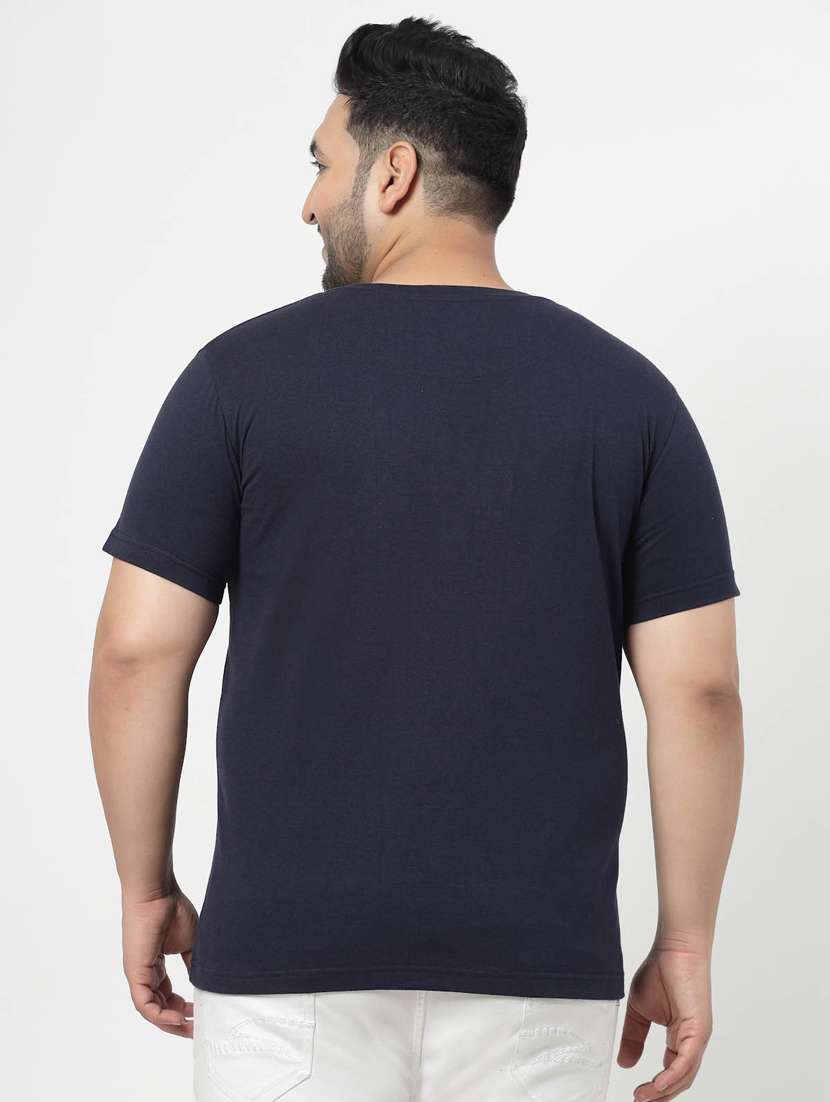 navy blue cotton tshirt - 20555517 -  Standard Image - 4