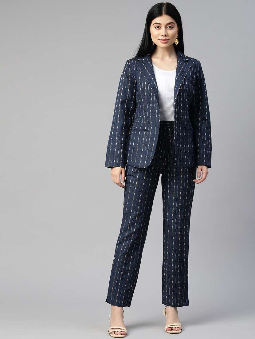 women self designed blazer and trouser co-ord set