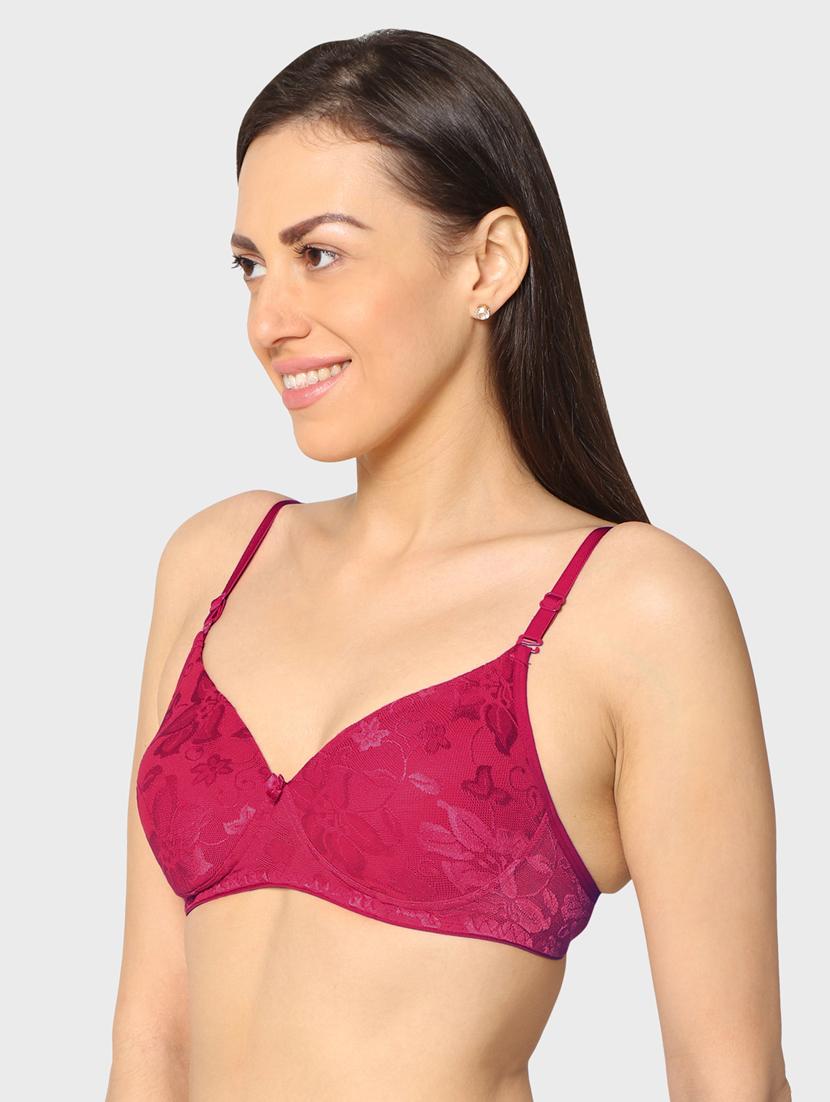 women pack of 2 lace work t-shirt bra - 20560473 -  Standard Image - 1