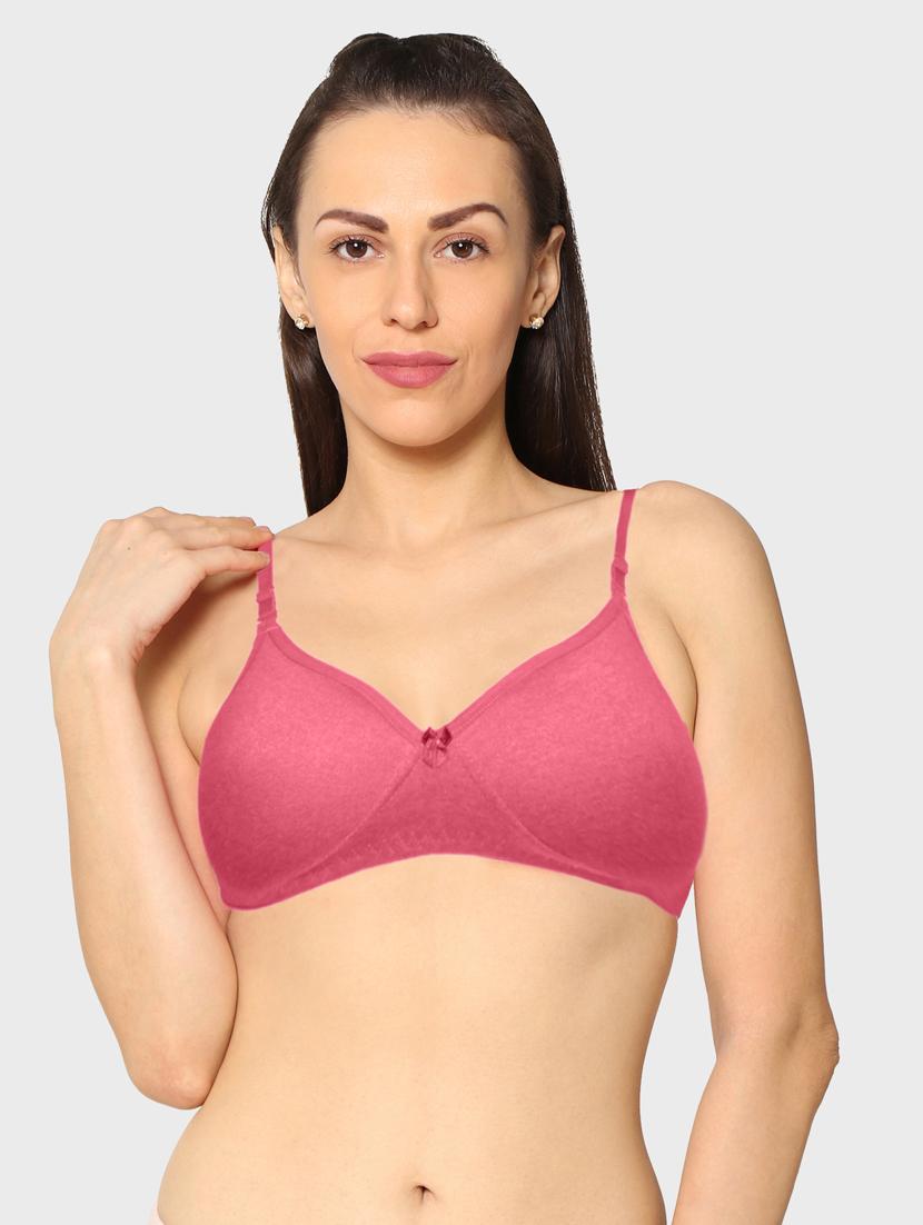 women pack of 2 solid t-shirt bra - 20560567 -  Standard Image - 1