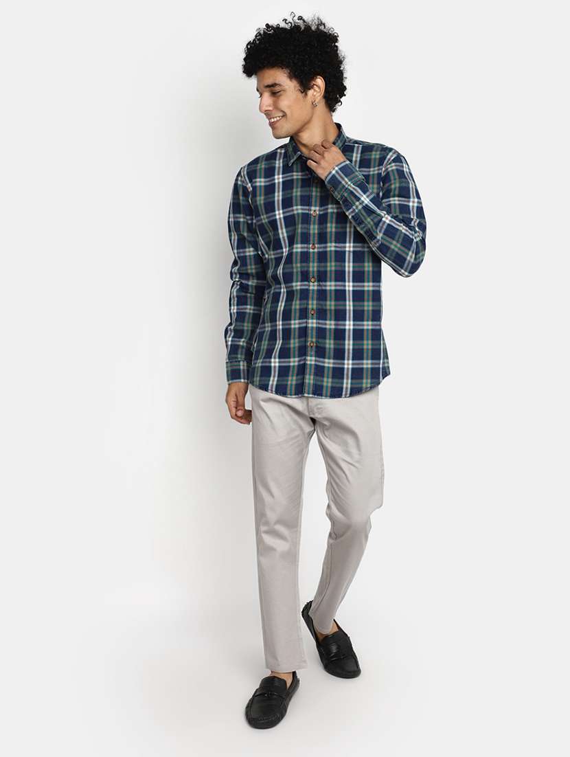 men regular fit check shirt - 20562435 -  Standard Image - 4