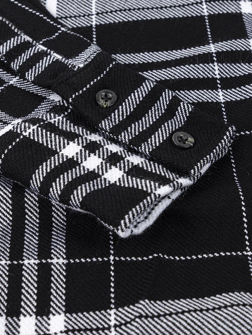 women checkered collared shirt - 20562547 - Standard Image - 4