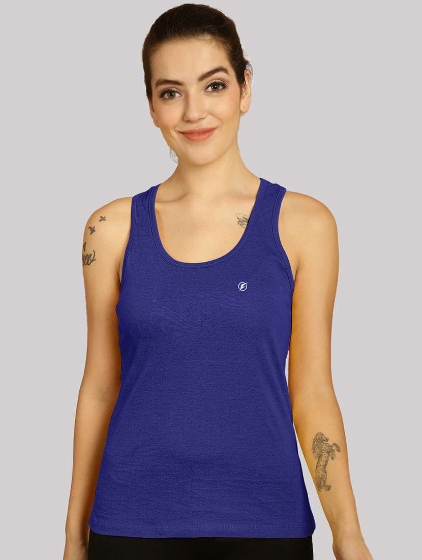 multi colored cotton tank top - 20562704 - Standard Image - 1