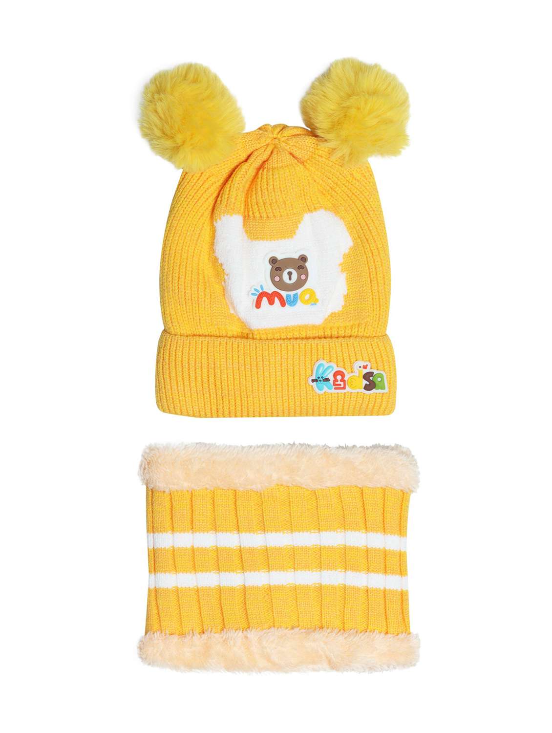 kids cap with neck muflar - 20562833 -  Standard Image - 4