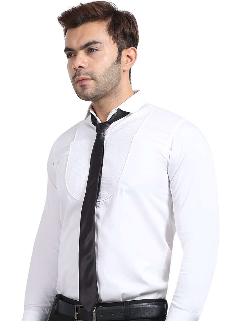 men black cotton silk tie - 20562948 -  Standard Image - 1