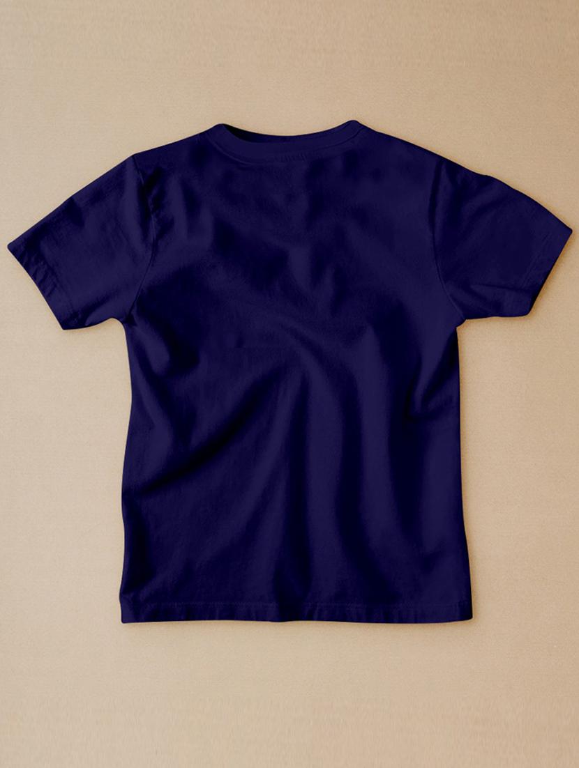 boys round neck typographic print t-shirt - 20563168 - Standard Image - 1