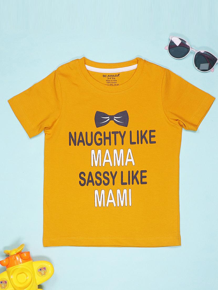 boys typographic printed t-shirt - 20563244 - Zoom Image - 0