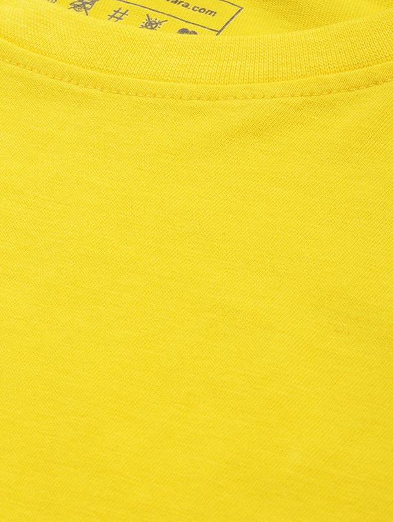 men round neck solid plain t-shirt - 20563347 - Standard Image - 4