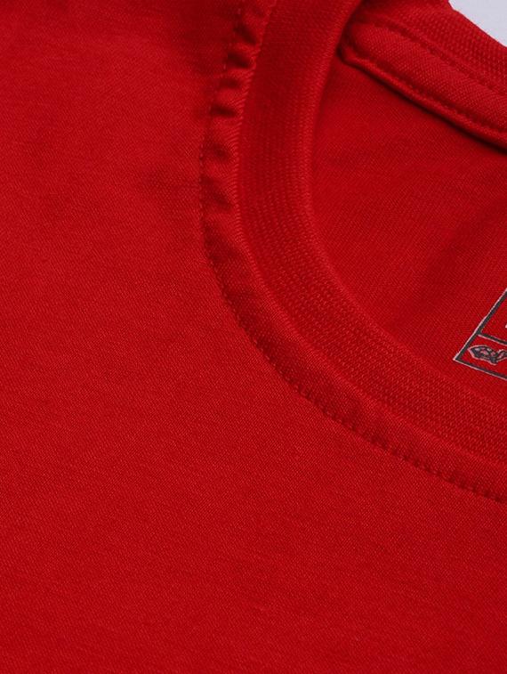 men round neck solid plain t-shirt - 20563405 - Standard Image - 4