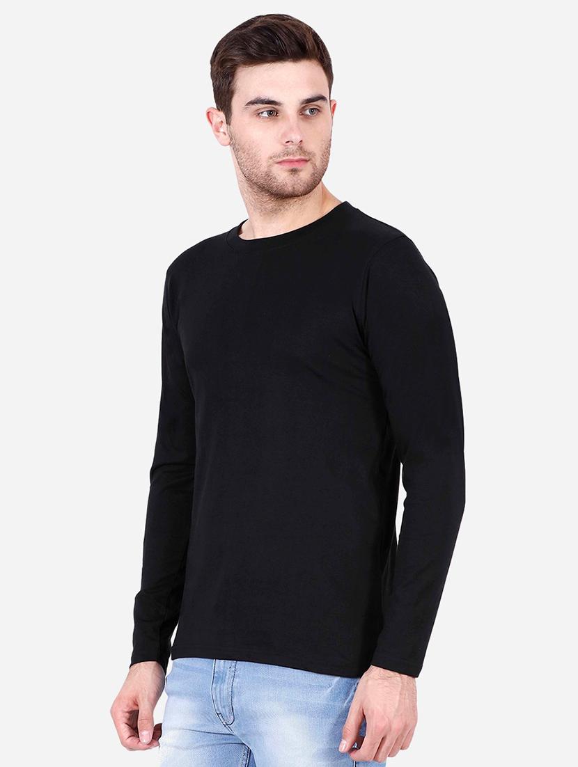 men round neck solid plain t-shirt - 20563549 - Standard Image - 1