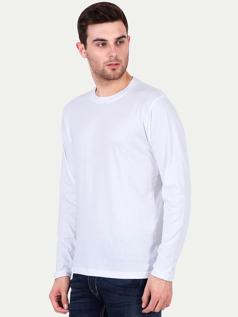 men round neck solid plain t-shirt - 20563550 - Standard Image - 1
