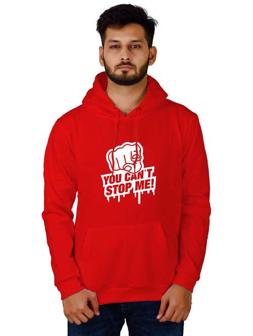 men front print hooded sweatshirt - 20564410 - Standard Image - 0