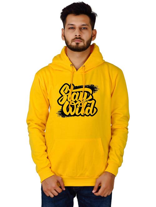 men front print hooded sweatshirt - 20564438 - Standard Image - 0