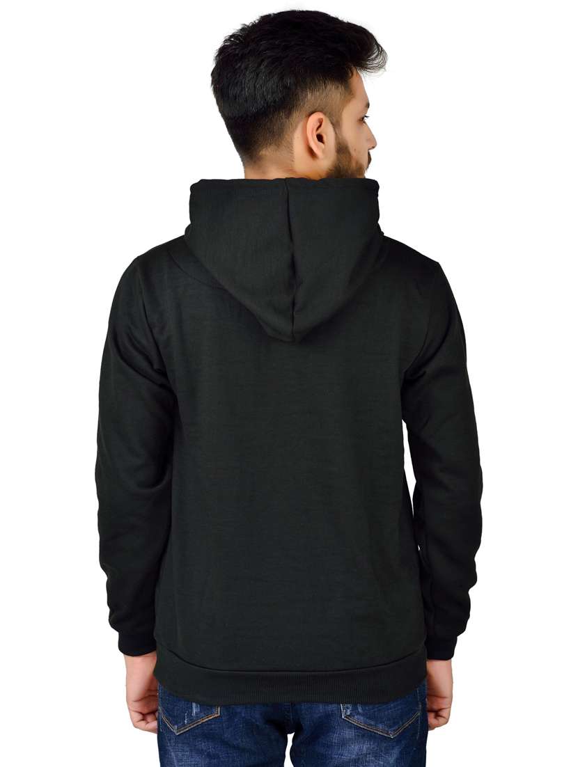 men chest typographic print hooded sweatshirt - 20564461 - Standard Image - 1
