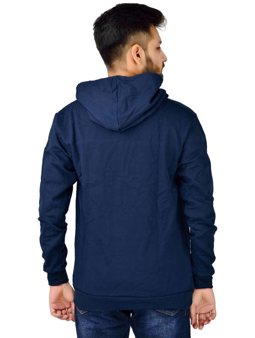 men chest print hooded sweatshirt - 20564516 -  Standard Image - 1