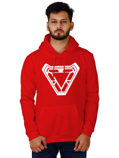 men front print hooded sweatshirt - 20564572 -  Standard Image - 0