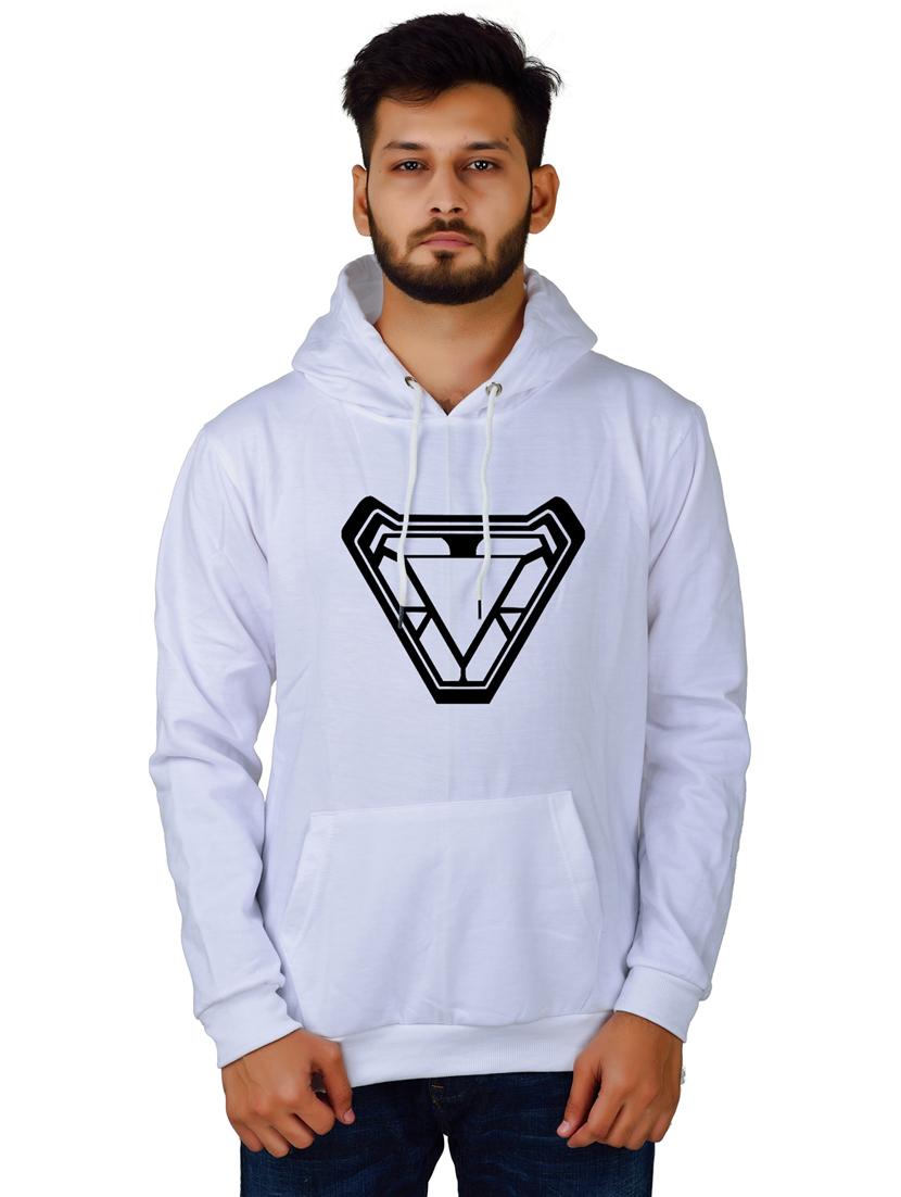 men front print hooded sweatshirt - 20564583 - Zoom Image - 0
