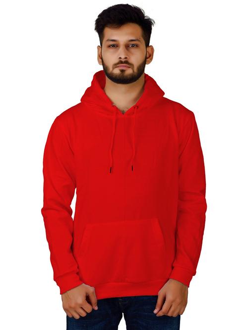 men solid hooded sweatshirt - 20564602 - Standard Image - 0