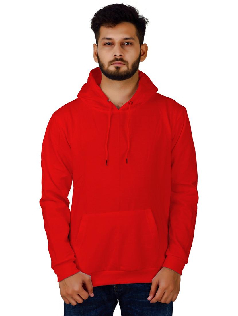 men solid hooded sweatshirt - 20564602 - Zoom Image - 0