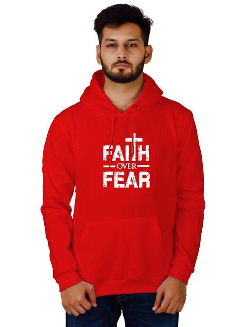 men front print hooded sweatshirt - 20564622 -  Standard Image - 0