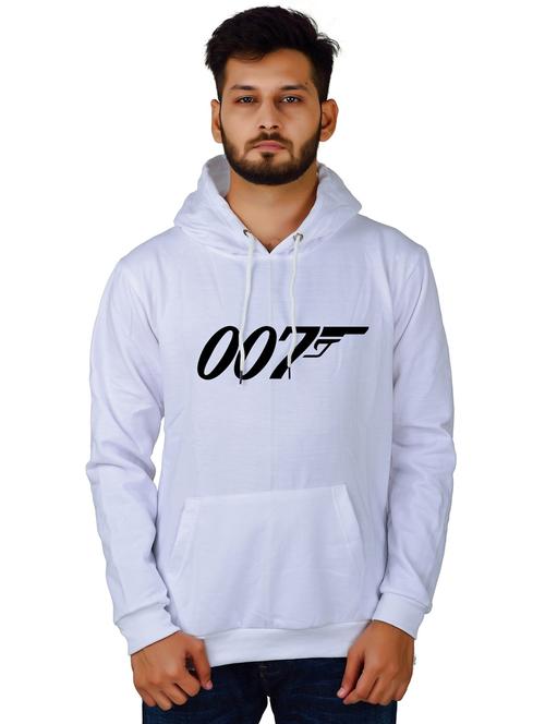 men white typographic hooded sweatshirt - 20564801 - Standard Image - 0