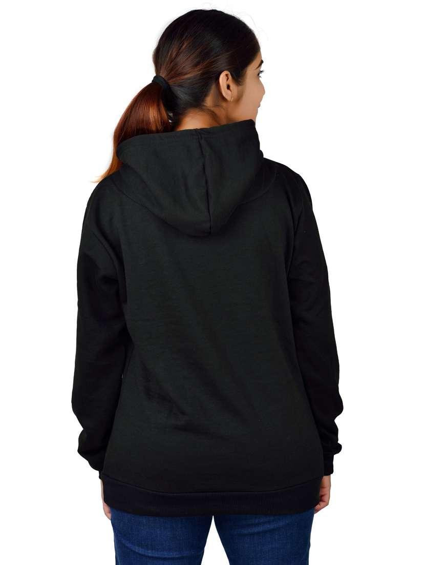 black long sleeve hooded sweatshirt - 20564841 -  Standard Image - 1