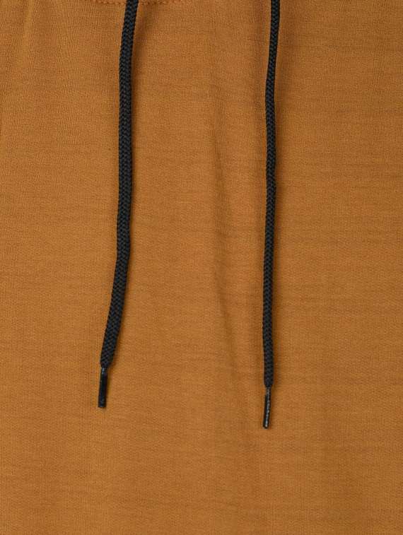 brown long sleeve hooded sweatshirt - 20564944 -  Standard Image - 4