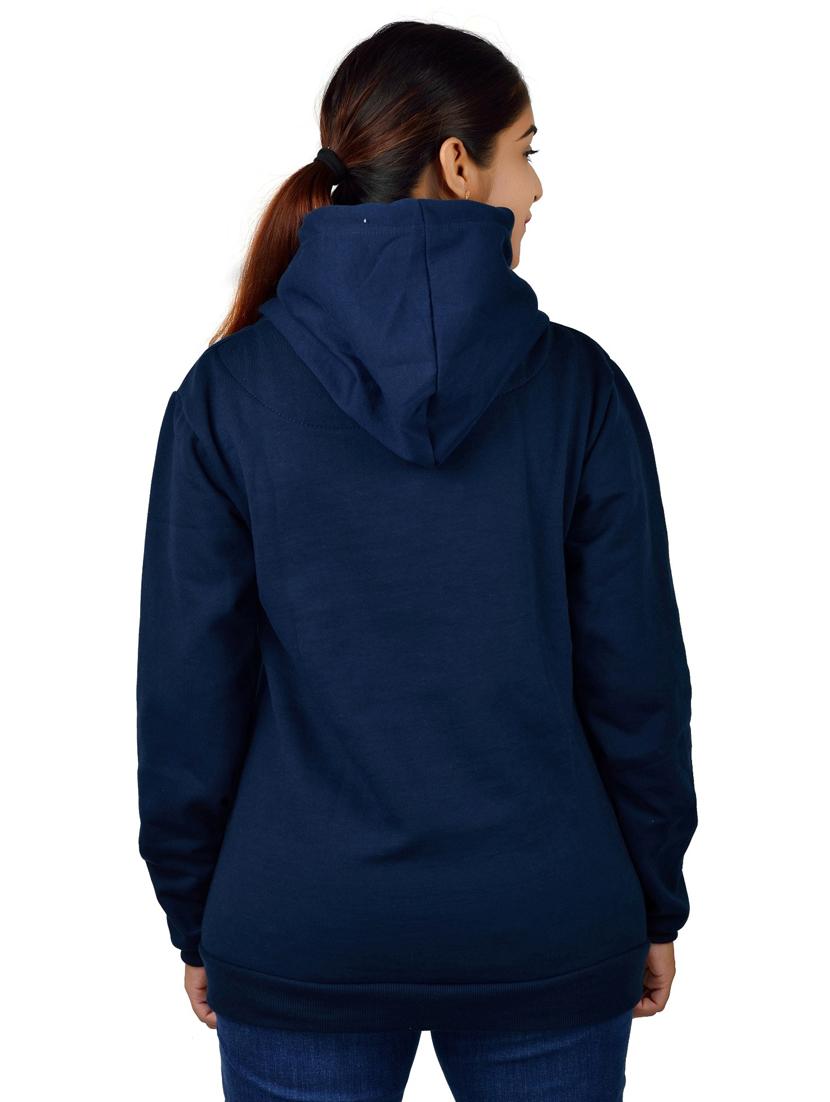 navy blue long sleeve hooded sweatshirt - 20564967 - Standard Image - 1