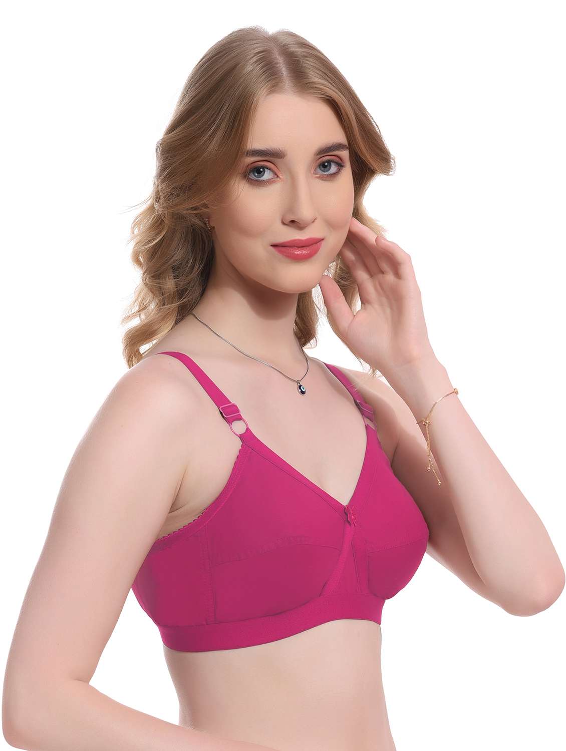 pink cotton tshirt bra - 20565182 -  Standard Image - 6