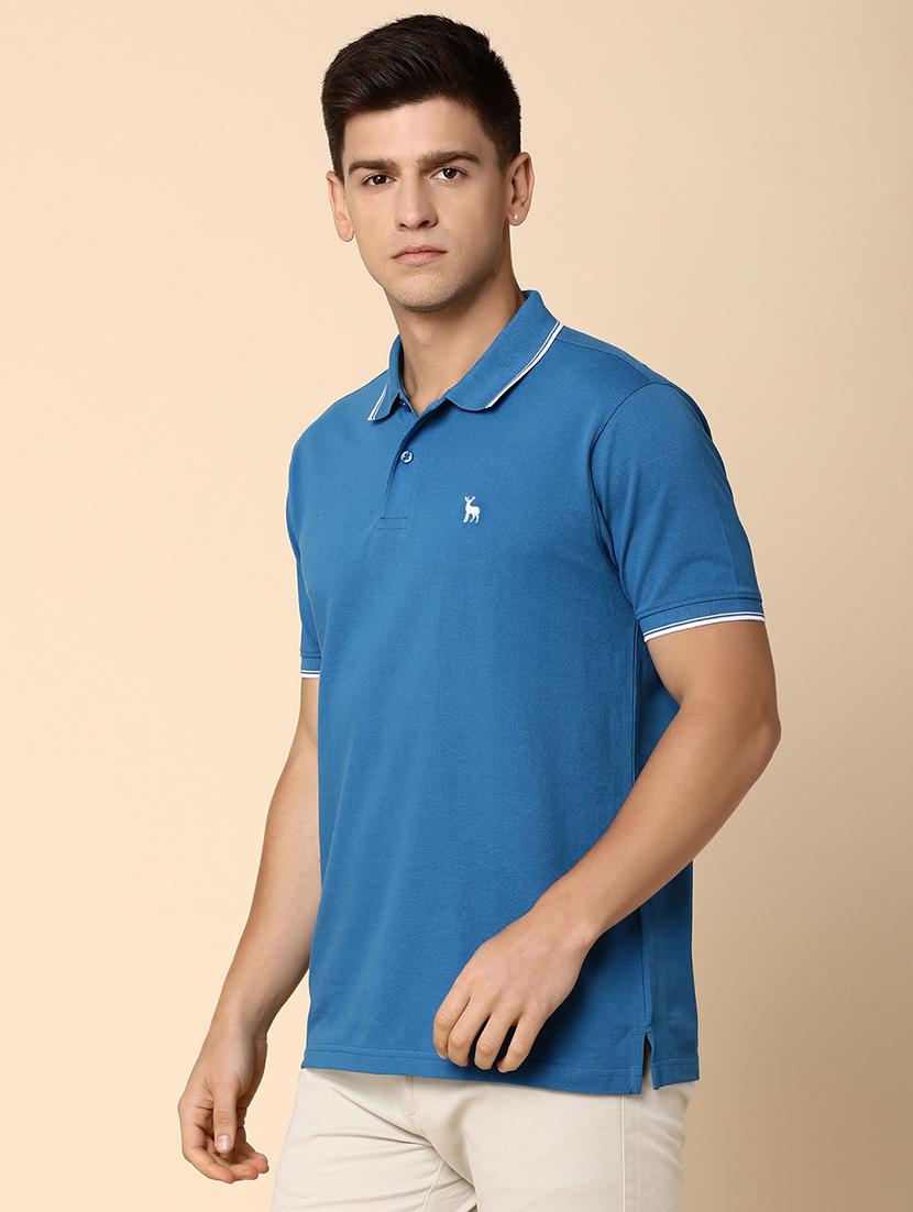 blue cotton regular t-shirt - 20565275 -  Standard Image - 1