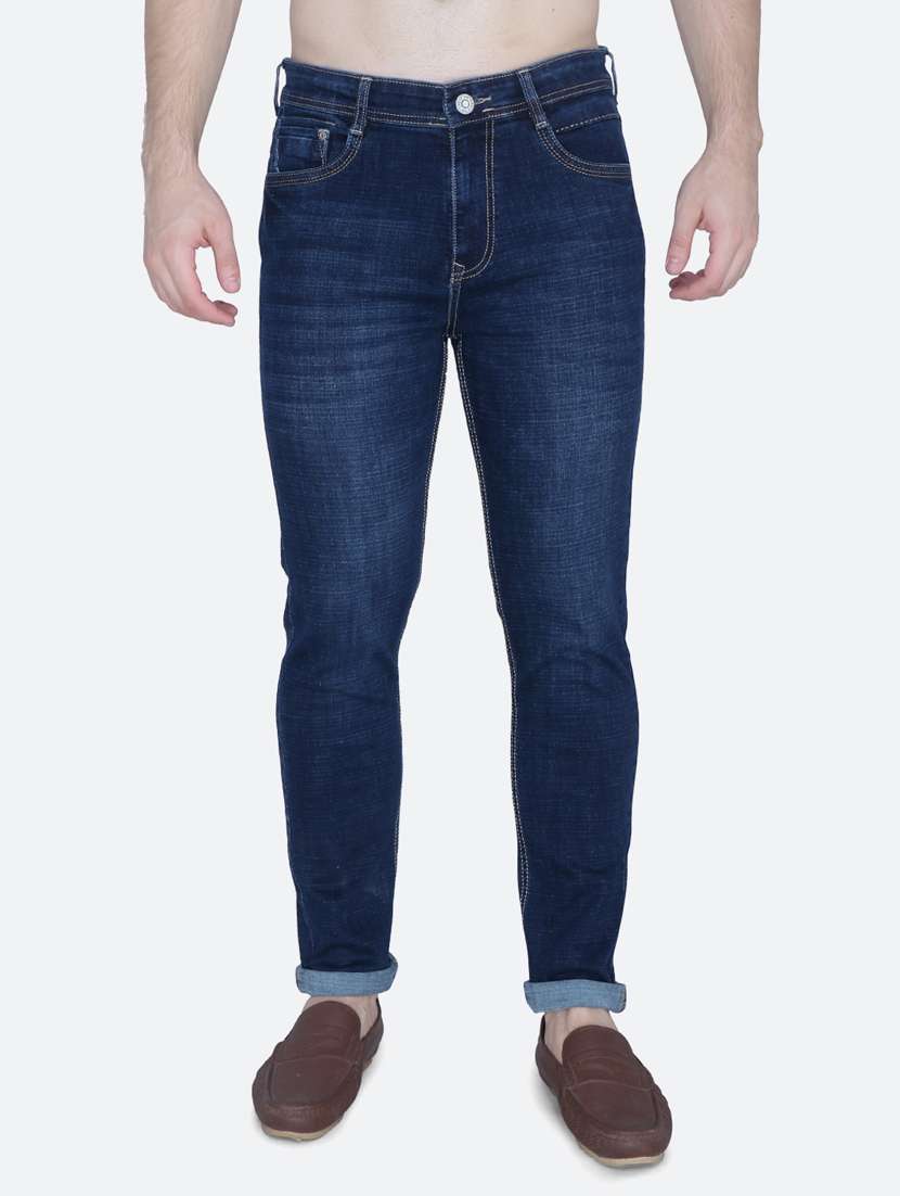 mens slim fit plain jeans