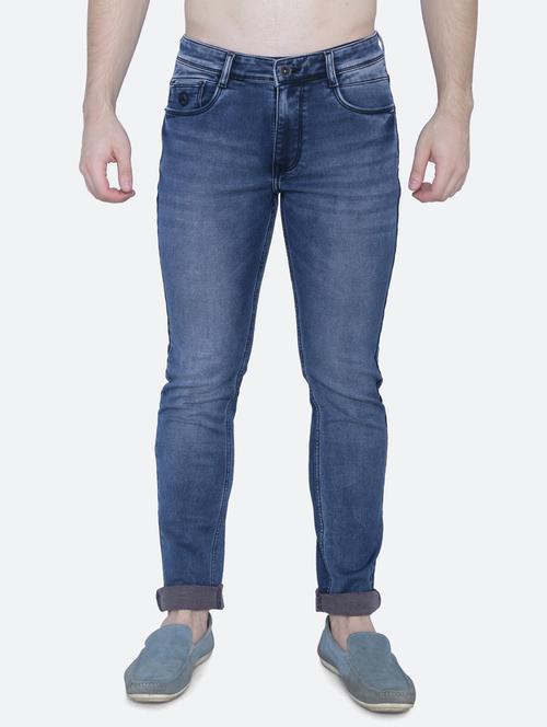mens slim fit plain jeans - 20566127 - Standard Image - 0
