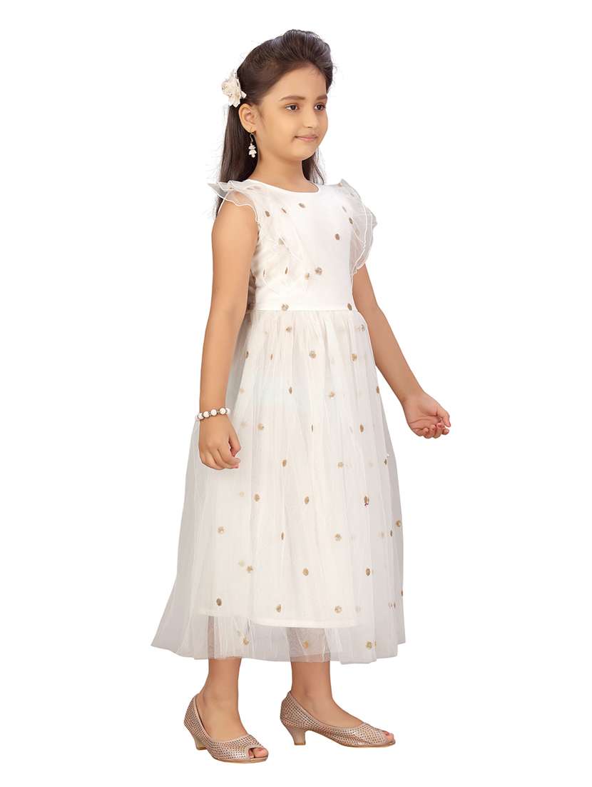 girls round neck sleeveless frock - 20567993 -  Standard Image - 1