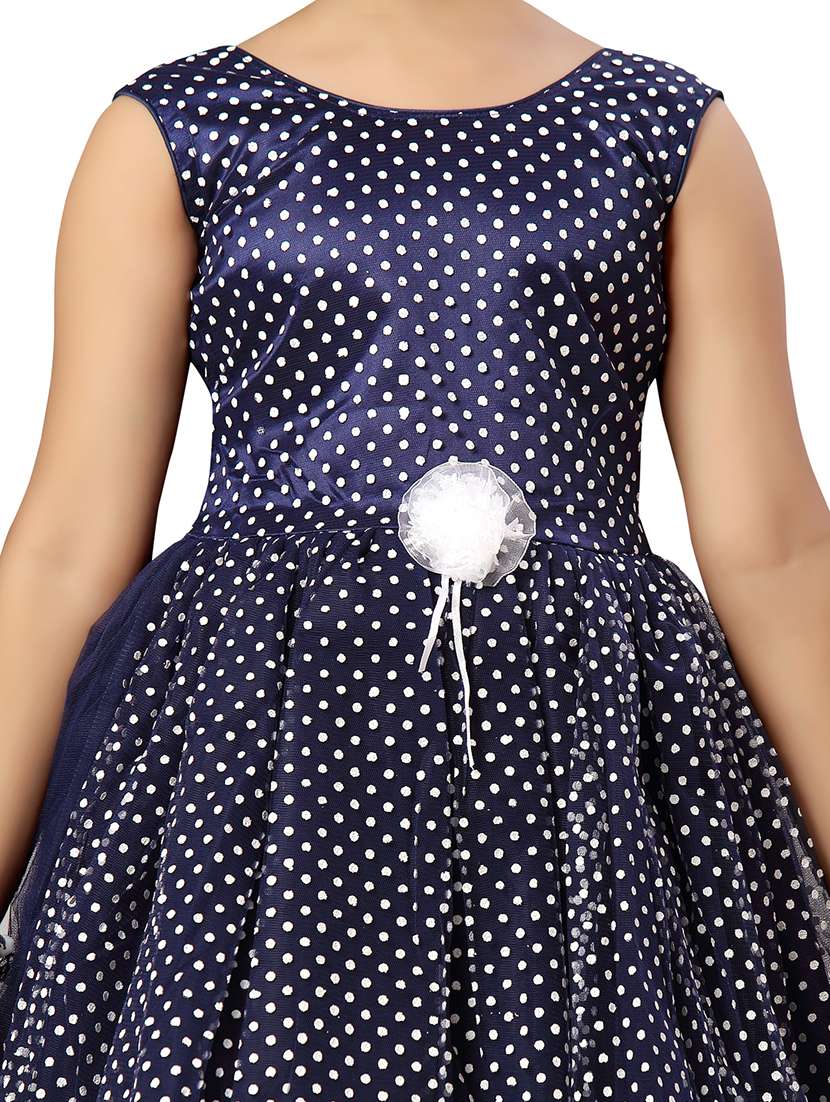 girls round neck sleeveless frock - 20568344 -  Standard Image - 4