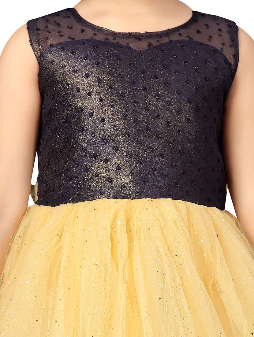 girls round neck sleeveless frock - 20568346 -  Standard Image - 4