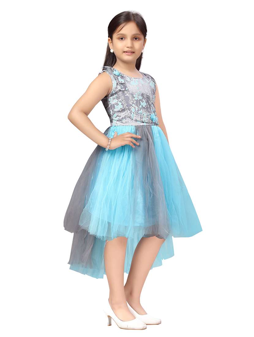 girls round neck sleeveless frock - 20568354 -  Standard Image - 1