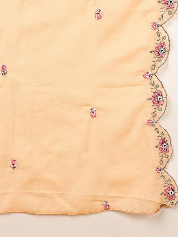 women round neck kurta pant set with dupatta - 20569242 - Standard Image - 4
