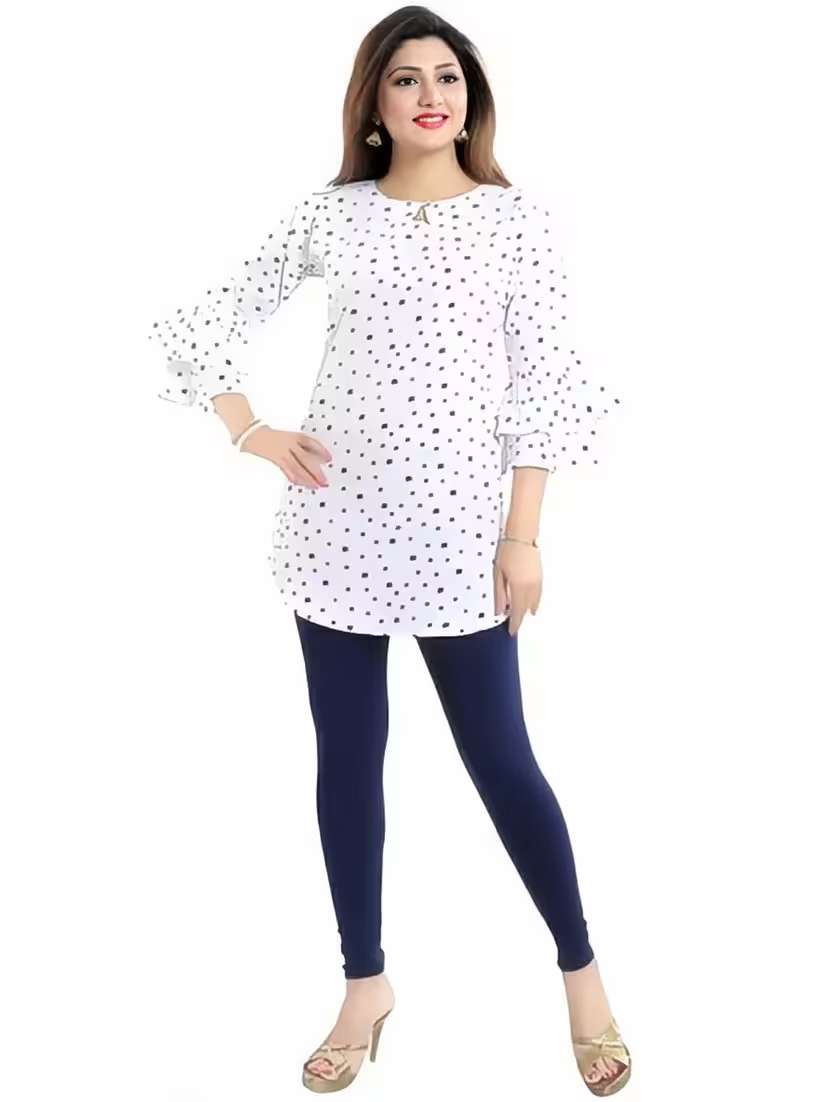women white regular fit bell sleeve top - 20569330 -  Standard Image - 4