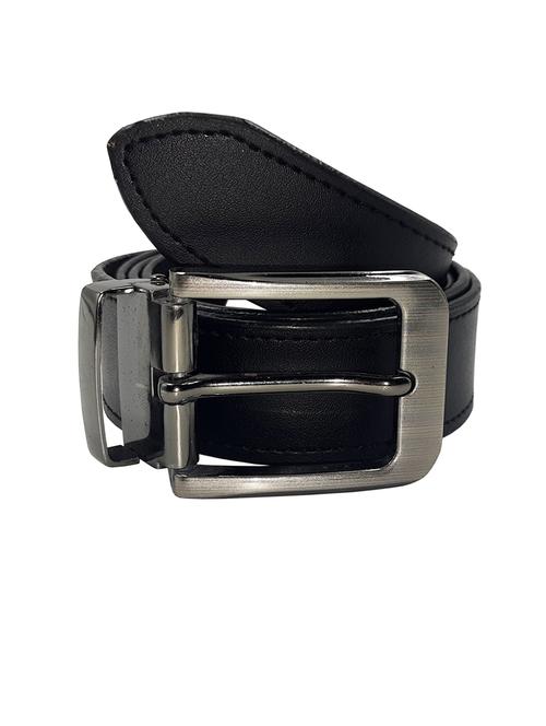 men black leather pin buckle belt - 20570637 - Standard Image - 0