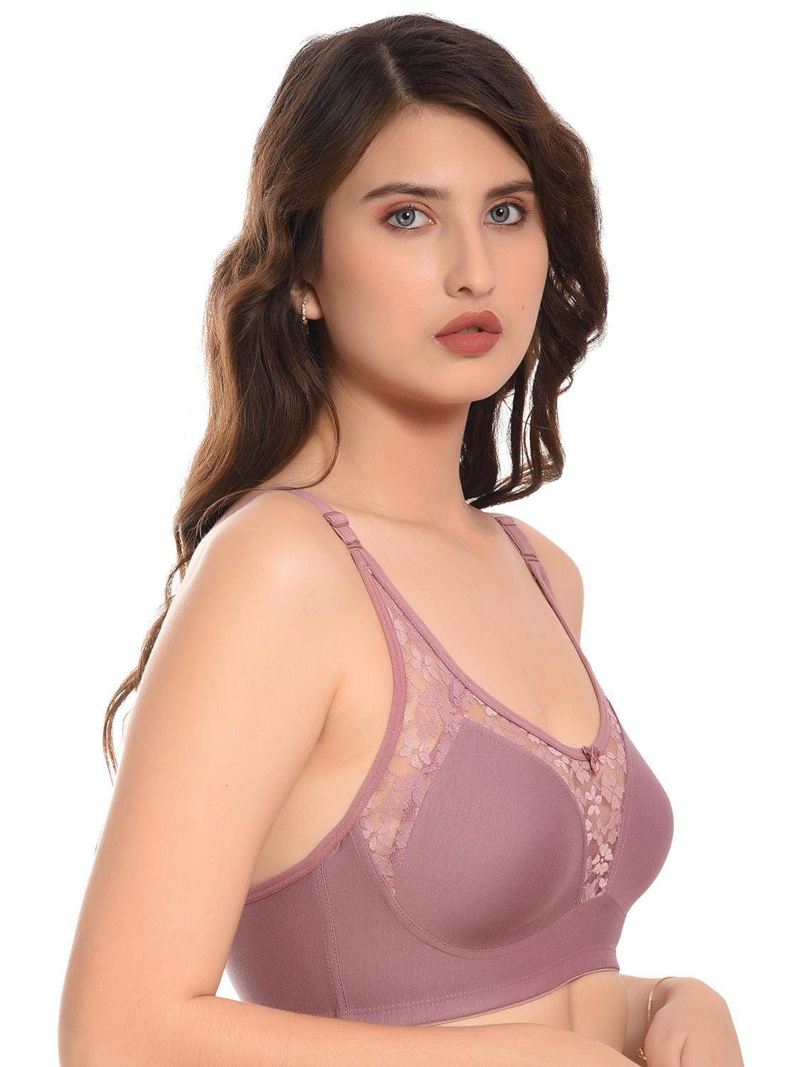 women lace detailed t-shirt bra - 20571043 - Standard Image - 1