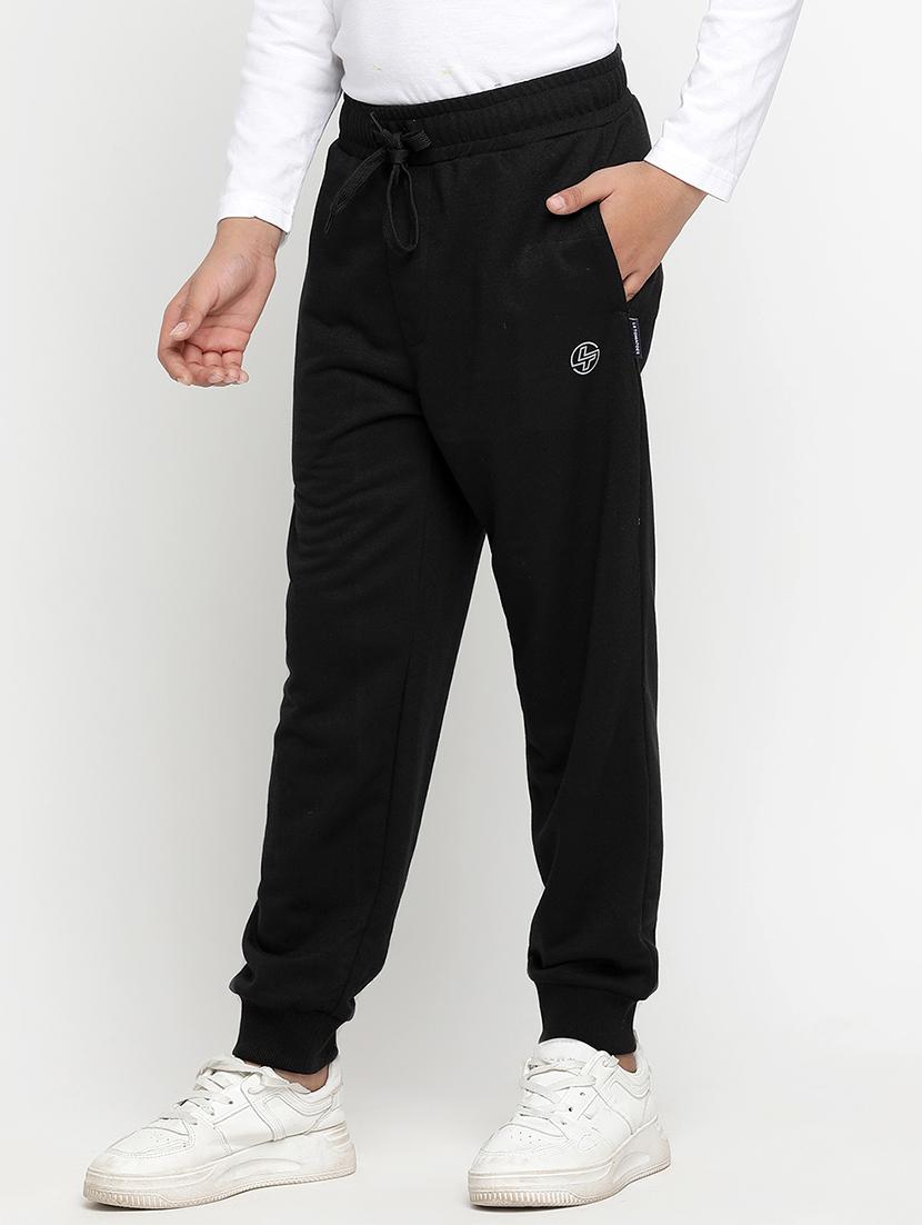 boys solid mid rise jogger - 20571214 - Standard Image - 1
